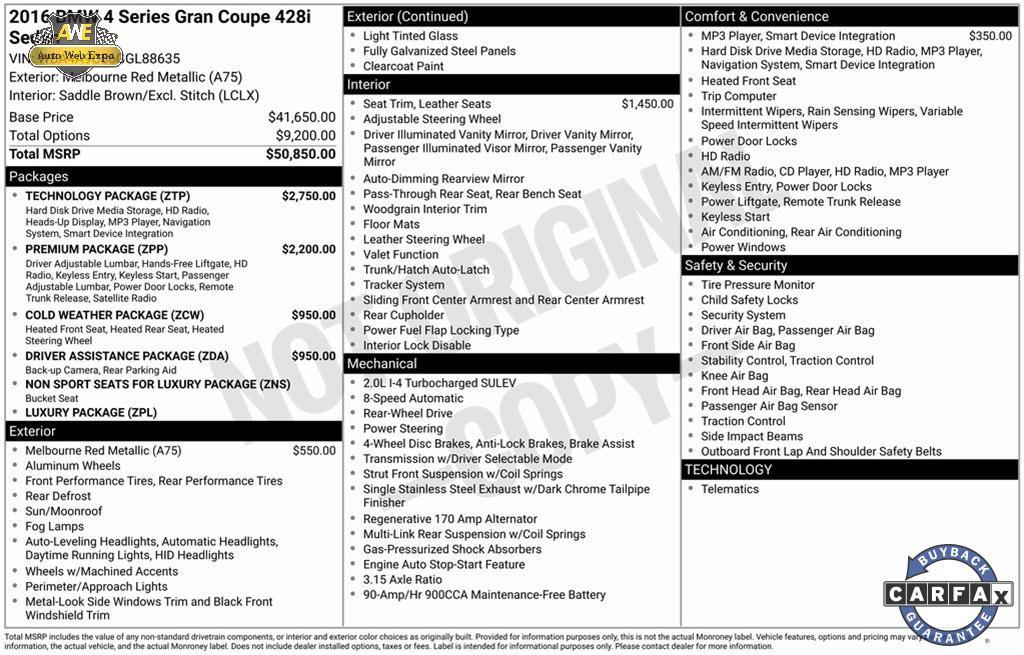 used 2016 BMW 428 Gran Coupe car, priced at $17,798