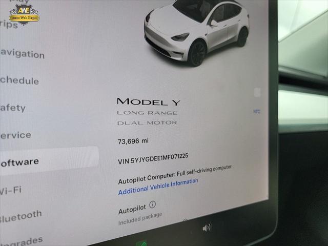 used 2021 Tesla Model Y car, priced at $26,995