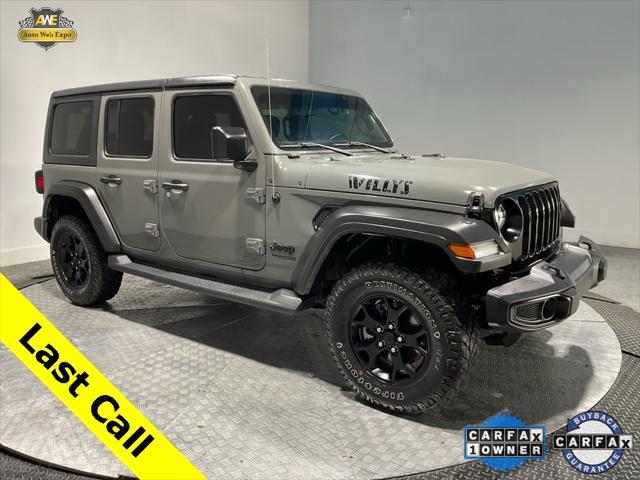 used 2021 Jeep Wrangler Unlimited car, priced at $29,792