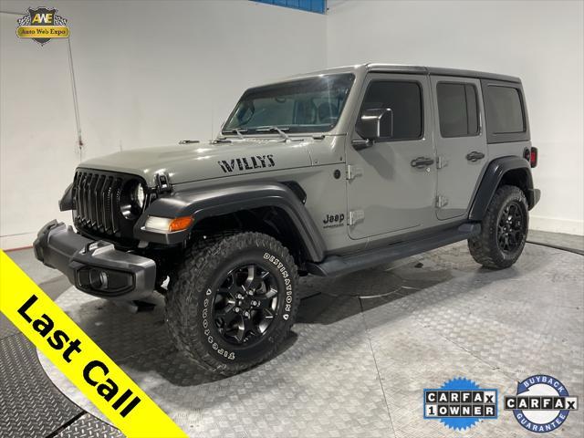 used 2021 Jeep Wrangler Unlimited car, priced at $29,792