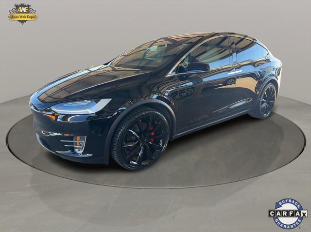 used 2020 Tesla Model X car, priced at $54,590