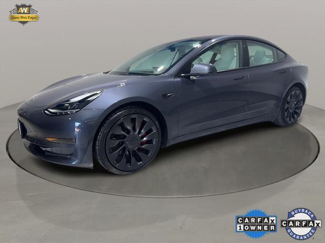 used 2023 Tesla Model 3 car, priced at $36,990