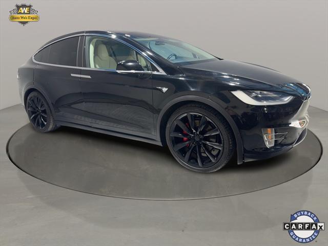 used 2017 Tesla Model X car, priced at $38,995