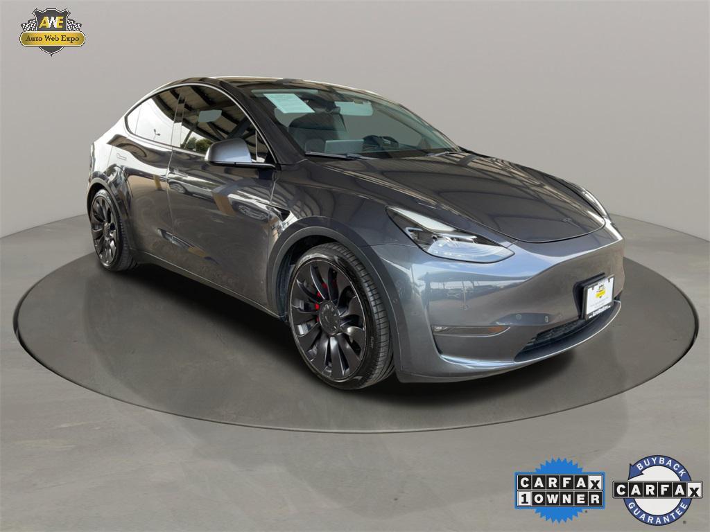 used 2021 Tesla Model Y car, priced at $27,999