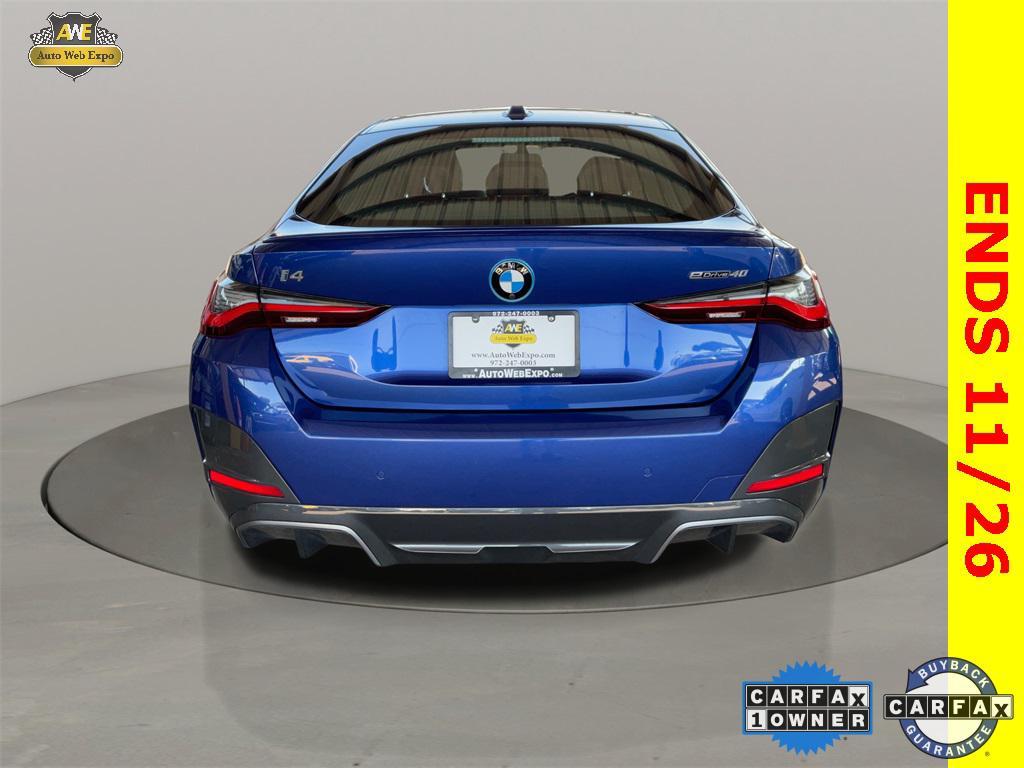used 2022 BMW i4 Gran Coupe car, priced at $33,995