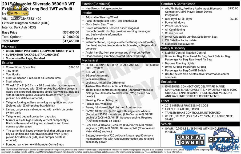 used 2015 Chevrolet Silverado 3500 car, priced at $22,987