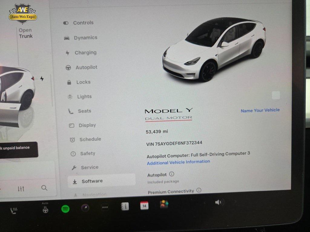 used 2022 Tesla Model Y car, priced at $28,995