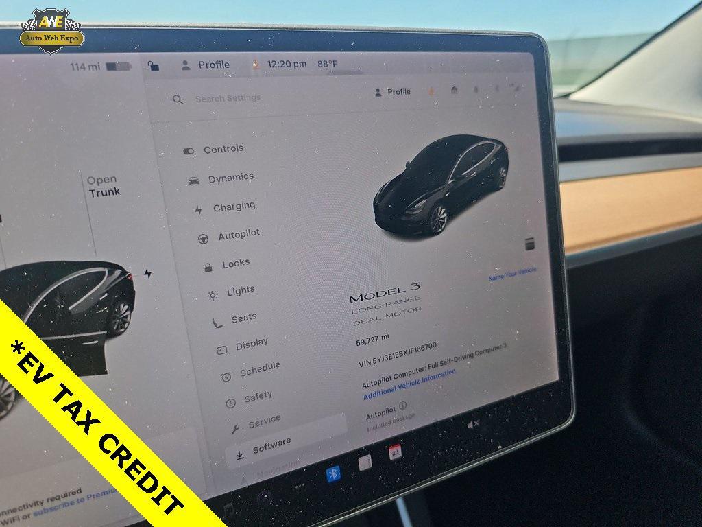 used 2018 Tesla Model 3 car, priced at $20,999