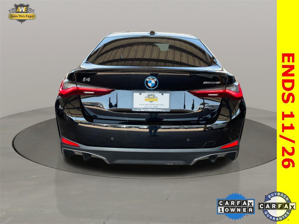 used 2022 BMW i4 Gran Coupe car, priced at $28,366