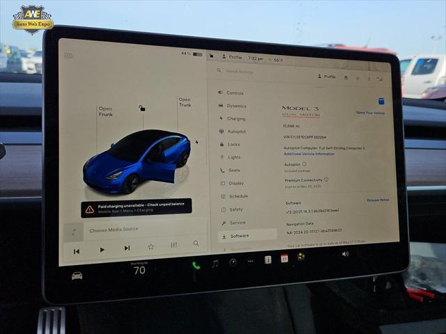 used 2023 Tesla Model 3 car, priced at $31,491