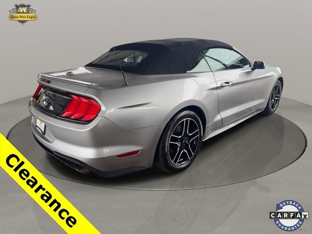 used 2020 Ford Mustang car, priced at $21,995