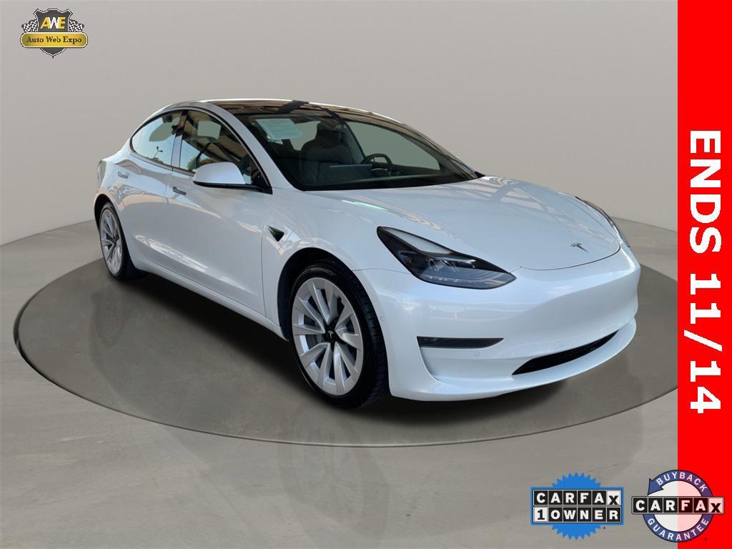 used 2021 Tesla Model 3 car, priced at $20,999