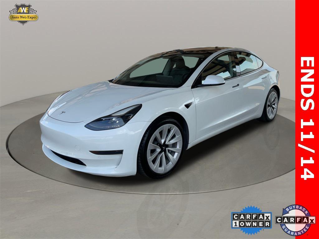 used 2021 Tesla Model 3 car, priced at $20,999