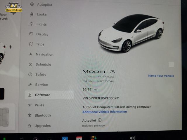 used 2019 Tesla Model 3 car, priced at $19,451