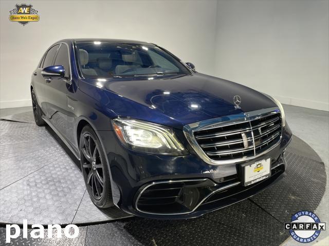 used 2018 Mercedes-Benz AMG S 63 car, priced at $65,985