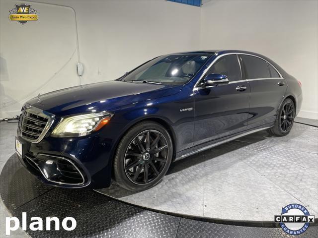 used 2018 Mercedes-Benz AMG S 63 car, priced at $64,988