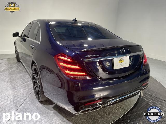 used 2018 Mercedes-Benz AMG S 63 car, priced at $64,988