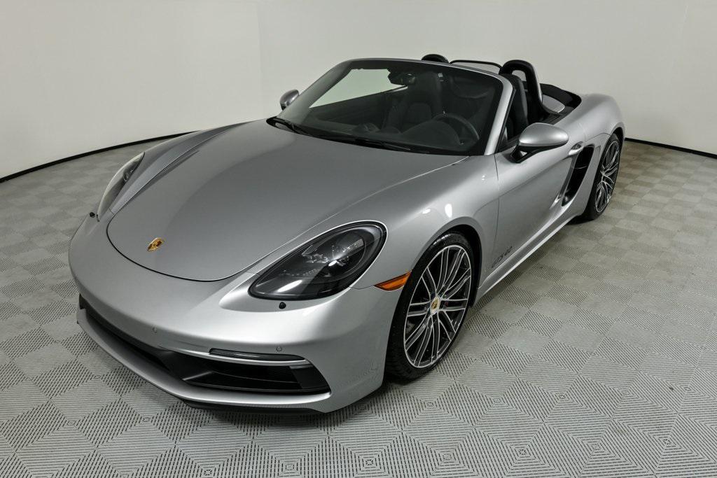 new 2025 Porsche 718 Boxster car, priced at $114,275