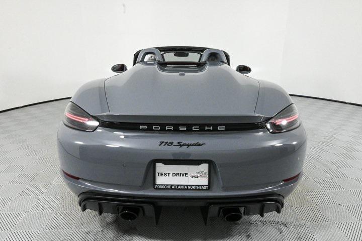 used 2023 Porsche 718 Spyder car, priced at $130,447