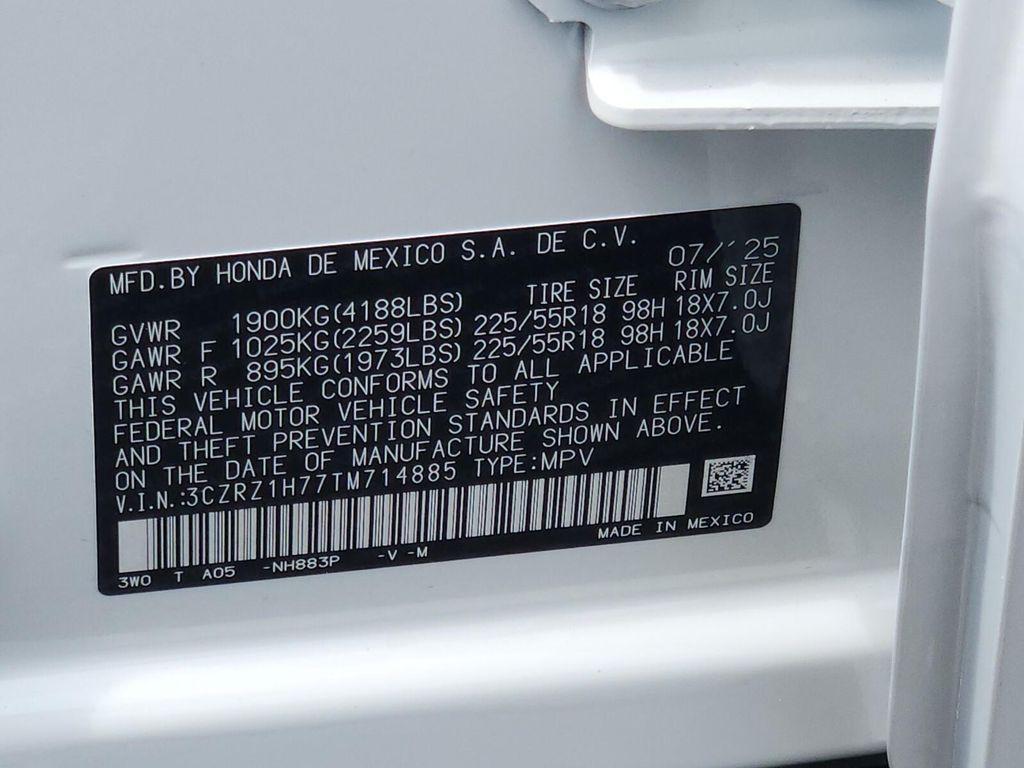 new 2026 Honda HR-V car, priced at $31,900