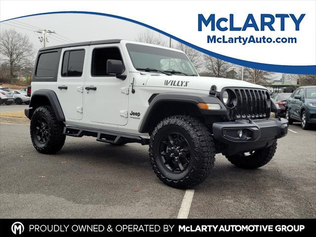 used 2021 Jeep Wrangler Unlimited car, priced at $28,700