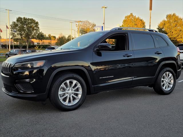 used 2021 Jeep Cherokee car, priced at $17,000