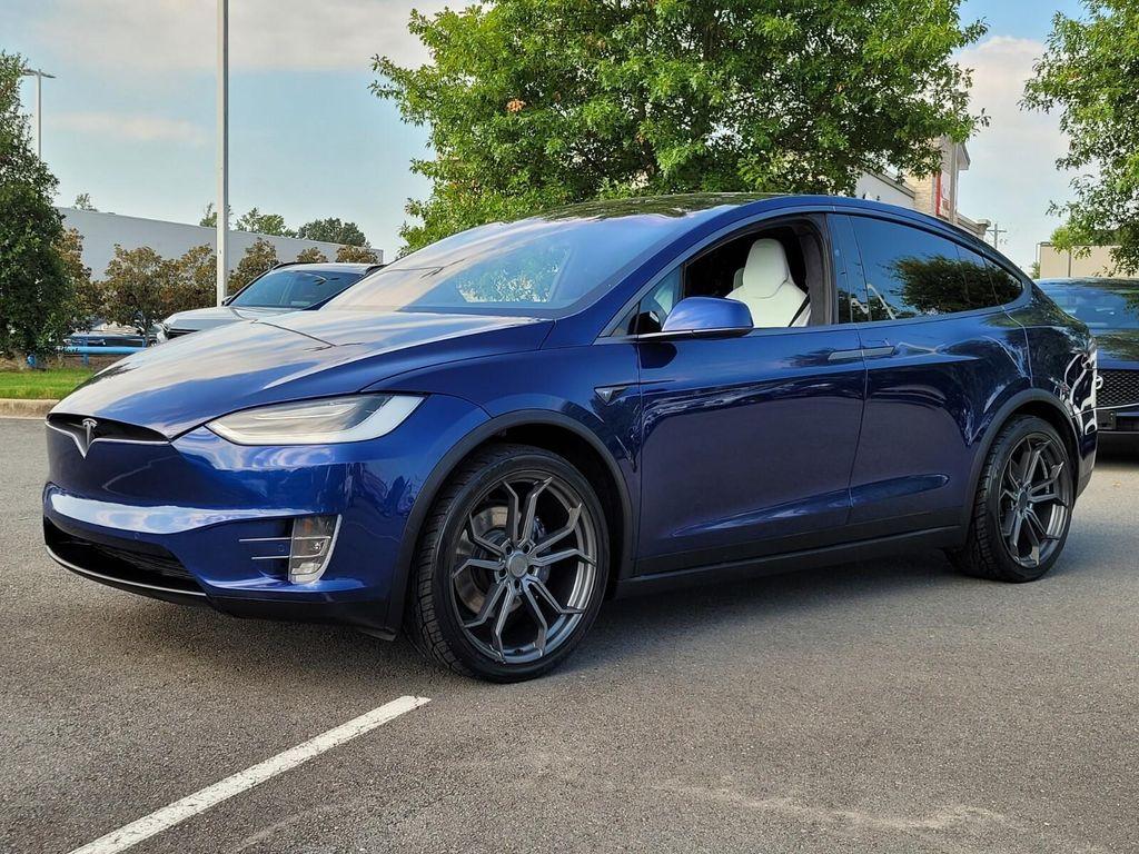 used 2018 Tesla Model X car, priced at $26,576