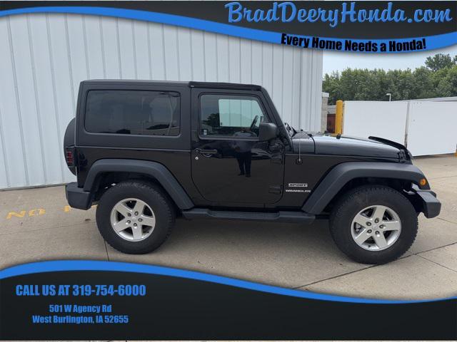 used 2016 Jeep Wrangler car, priced at $18,900