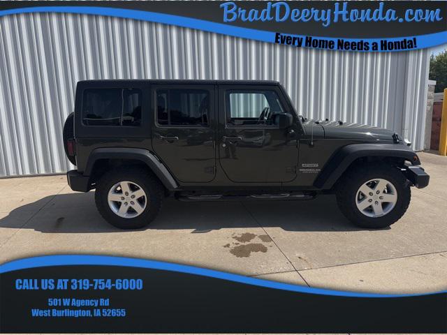 used 2015 Jeep Wrangler Unlimited car, priced at $16,300