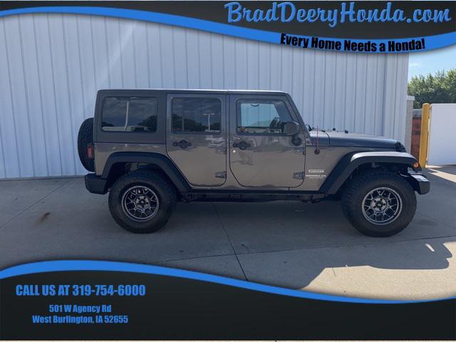 used 2017 Jeep Wrangler Unlimited car, priced at $22,900