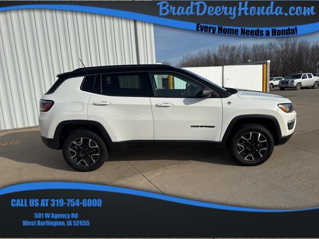 used 2021 Jeep Compass car, priced at $15,600