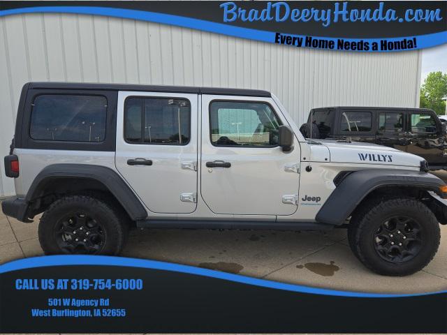 used 2023 Jeep Wrangler 4xe car, priced at $28,400