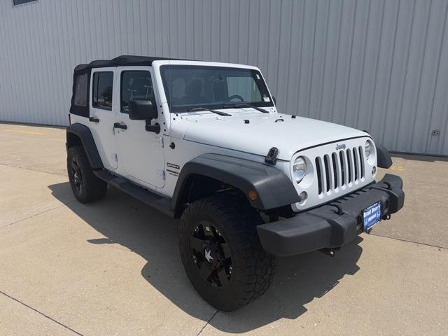 used 2017 Jeep Wrangler Unlimited car, priced at $12,300