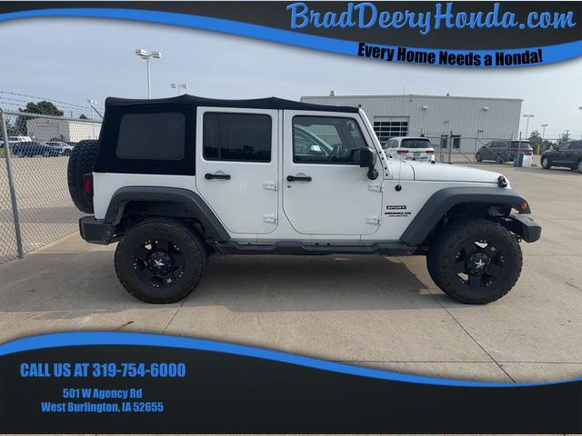 used 2017 Jeep Wrangler Unlimited car, priced at $12,900