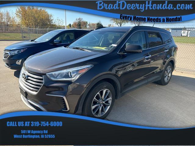 used 2017 Hyundai Santa Fe car, priced at $15,900