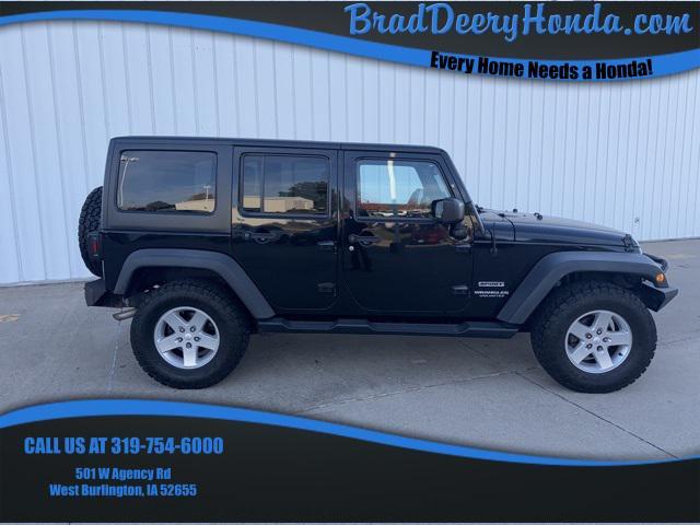 used 2016 Jeep Wrangler Unlimited car, priced at $15,984