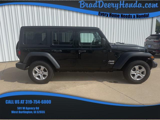 used 2018 Jeep Wrangler Unlimited car, priced at $19,200