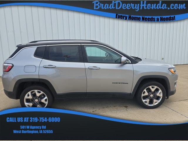 used 2021 Jeep Compass car, priced at $15,500