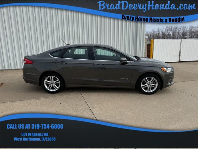 used 2018 Ford Fusion Hybrid car, priced at $10,700