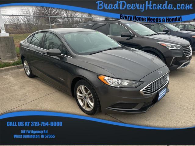 used 2018 Ford Fusion Hybrid car, priced at $10,700