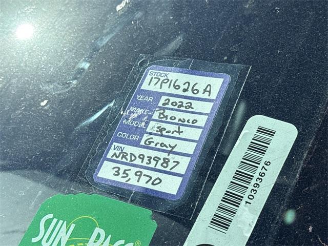 used 2022 Ford Bronco Sport car, priced at $26,966