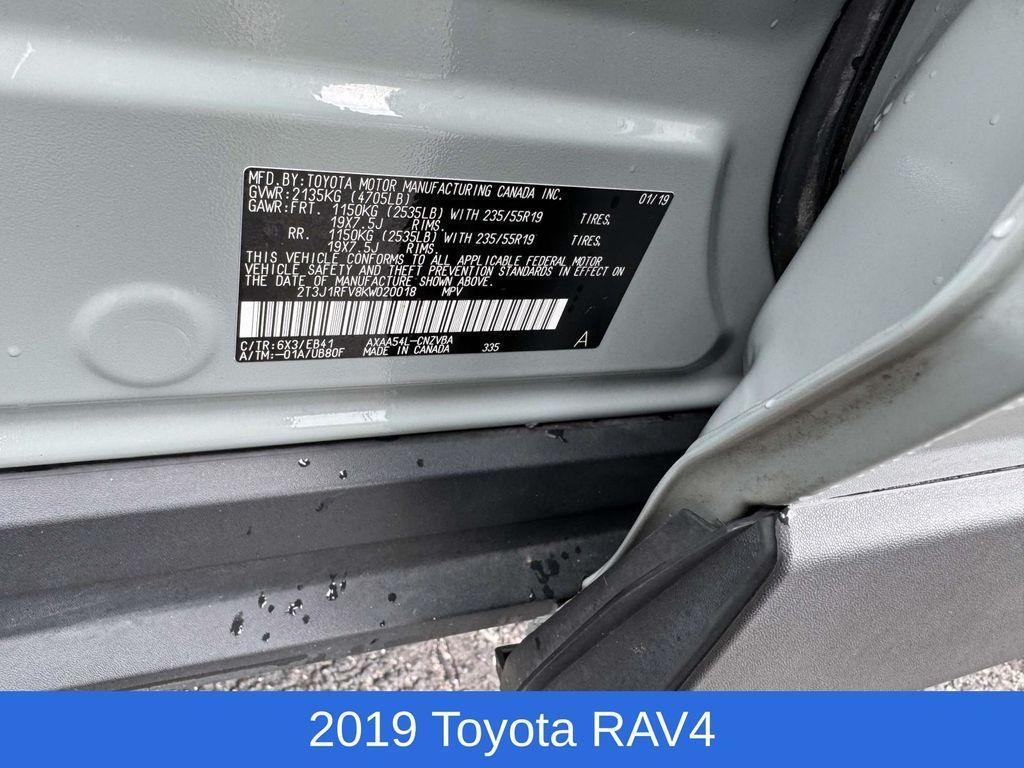 used 2019 Toyota RAV4 car, priced at $23,795