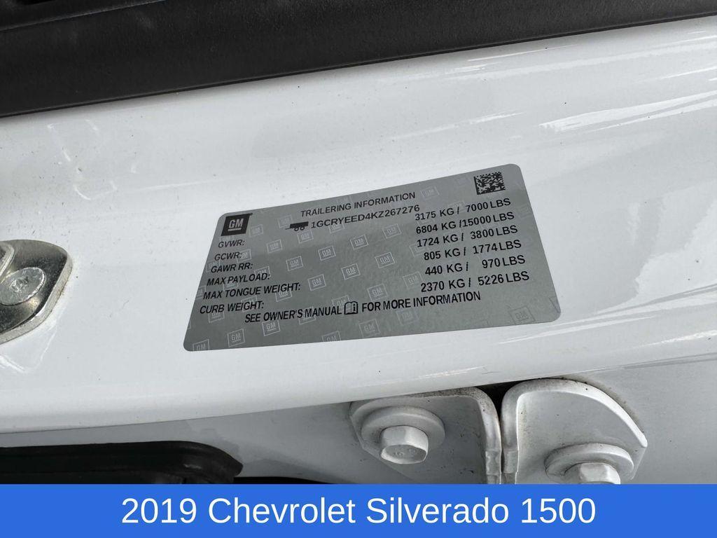 used 2019 Chevrolet Silverado 1500 car, priced at $25,995