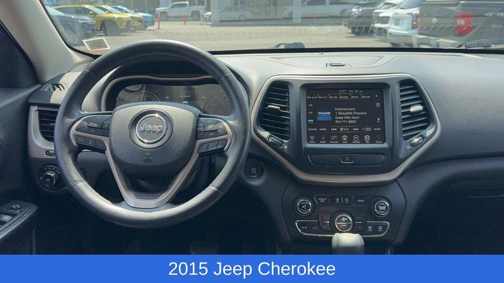 used 2015 Jeep Cherokee car, priced at $10,695
