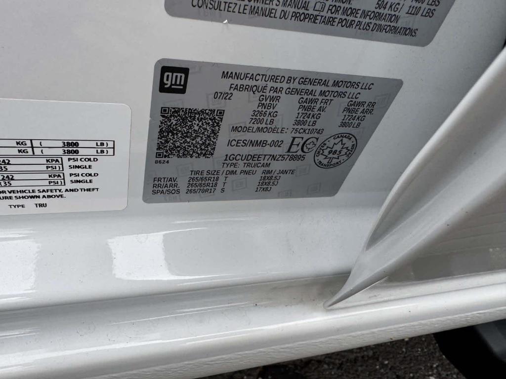 used 2022 Chevrolet Silverado 1500 car, priced at $38,995