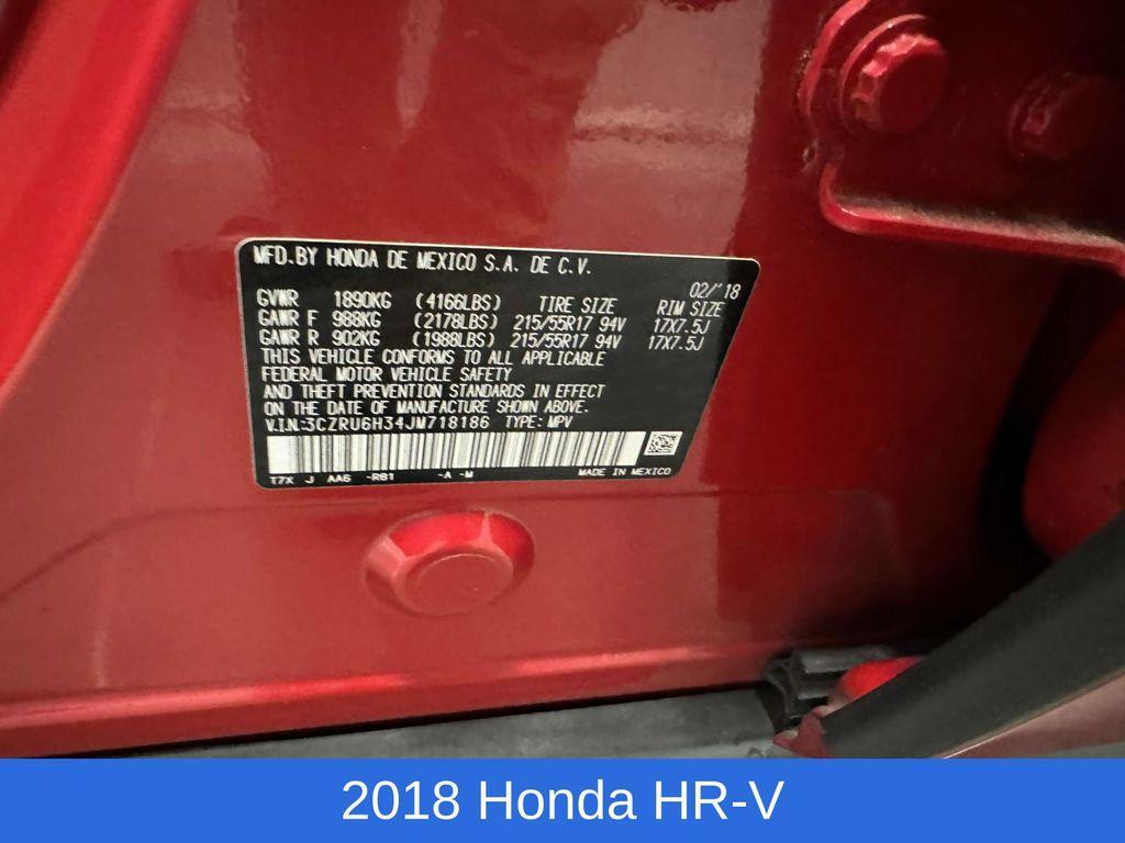 used 2018 Honda HR-V car, priced at $16,895