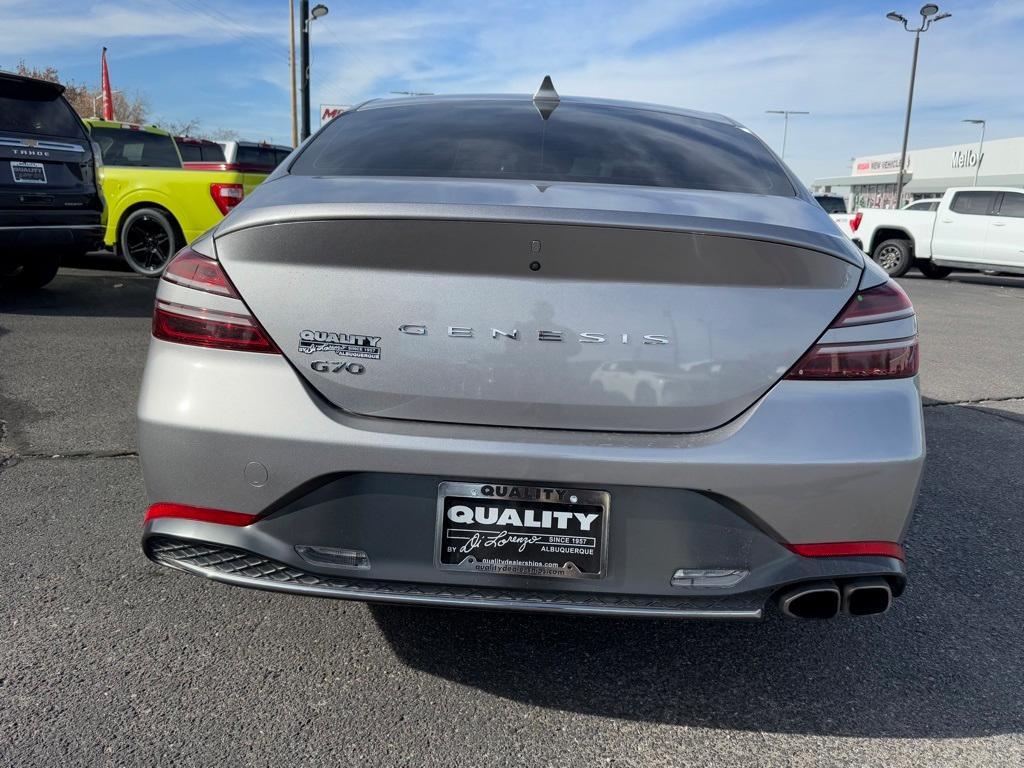 used 2022 Genesis G70 car, priced at $28,400