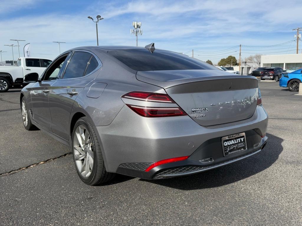 used 2022 Genesis G70 car, priced at $28,400