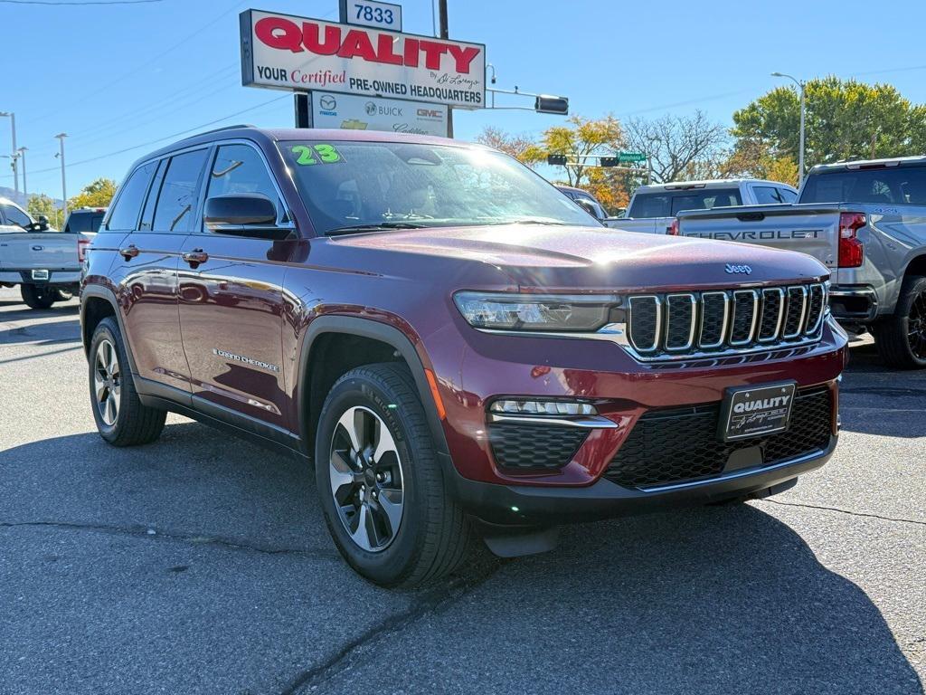 used 2023 Jeep Grand Cherokee 4xe car, priced at $33,597