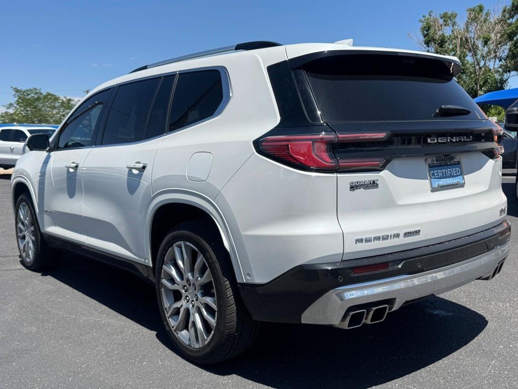 used 2025 GMC Acadia car, priced at $63,000